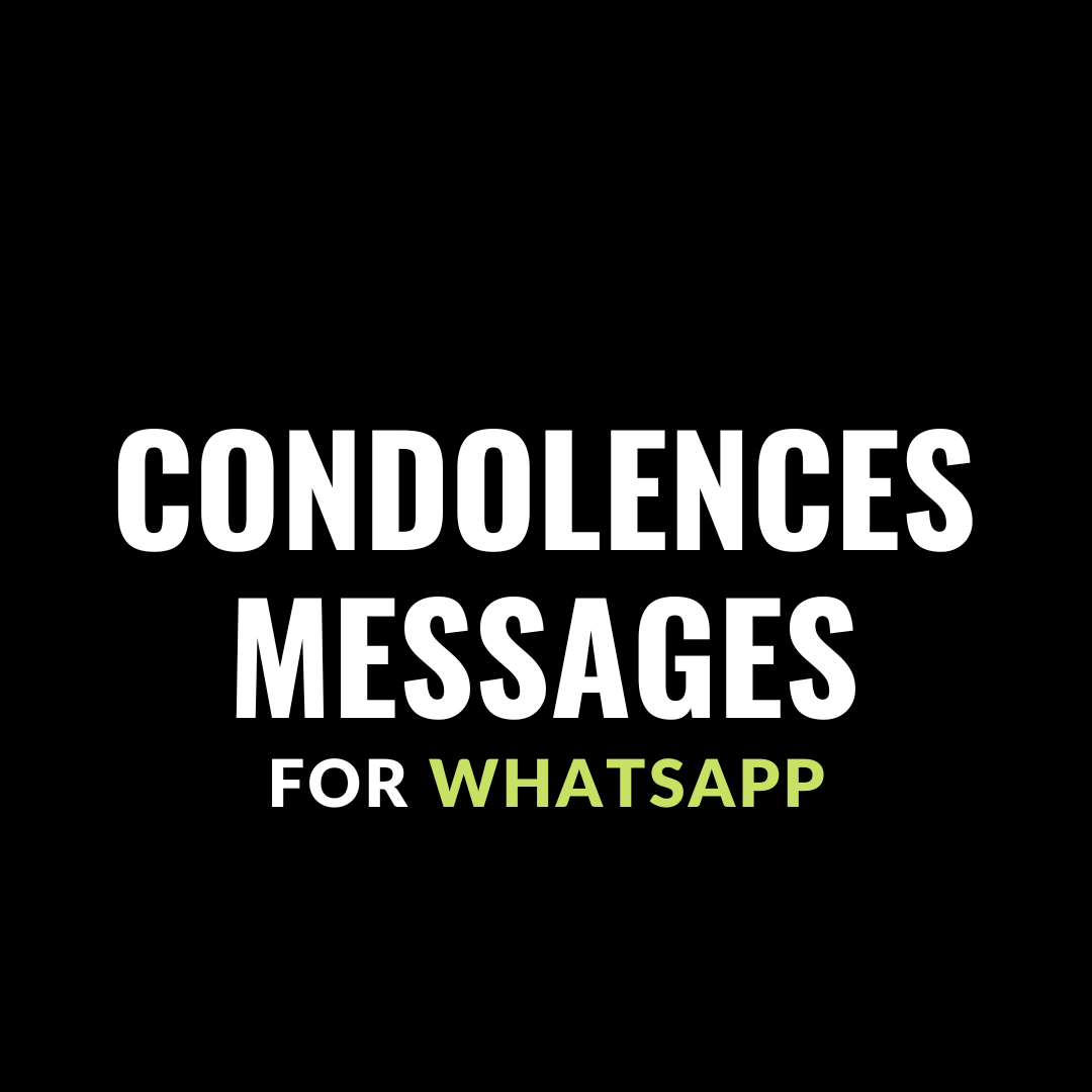 condolences